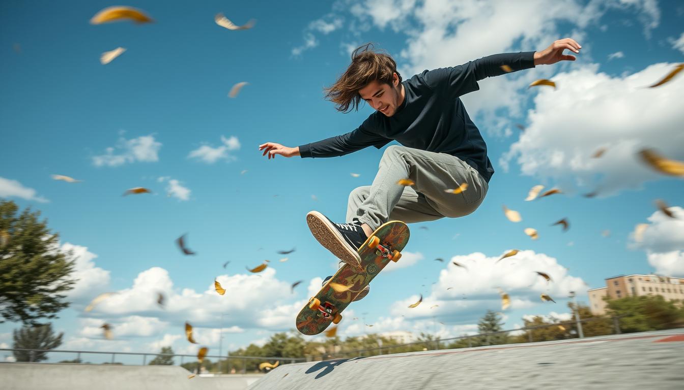 Skateboarding wind impact