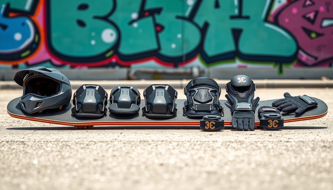 electric skateboarding safety gear