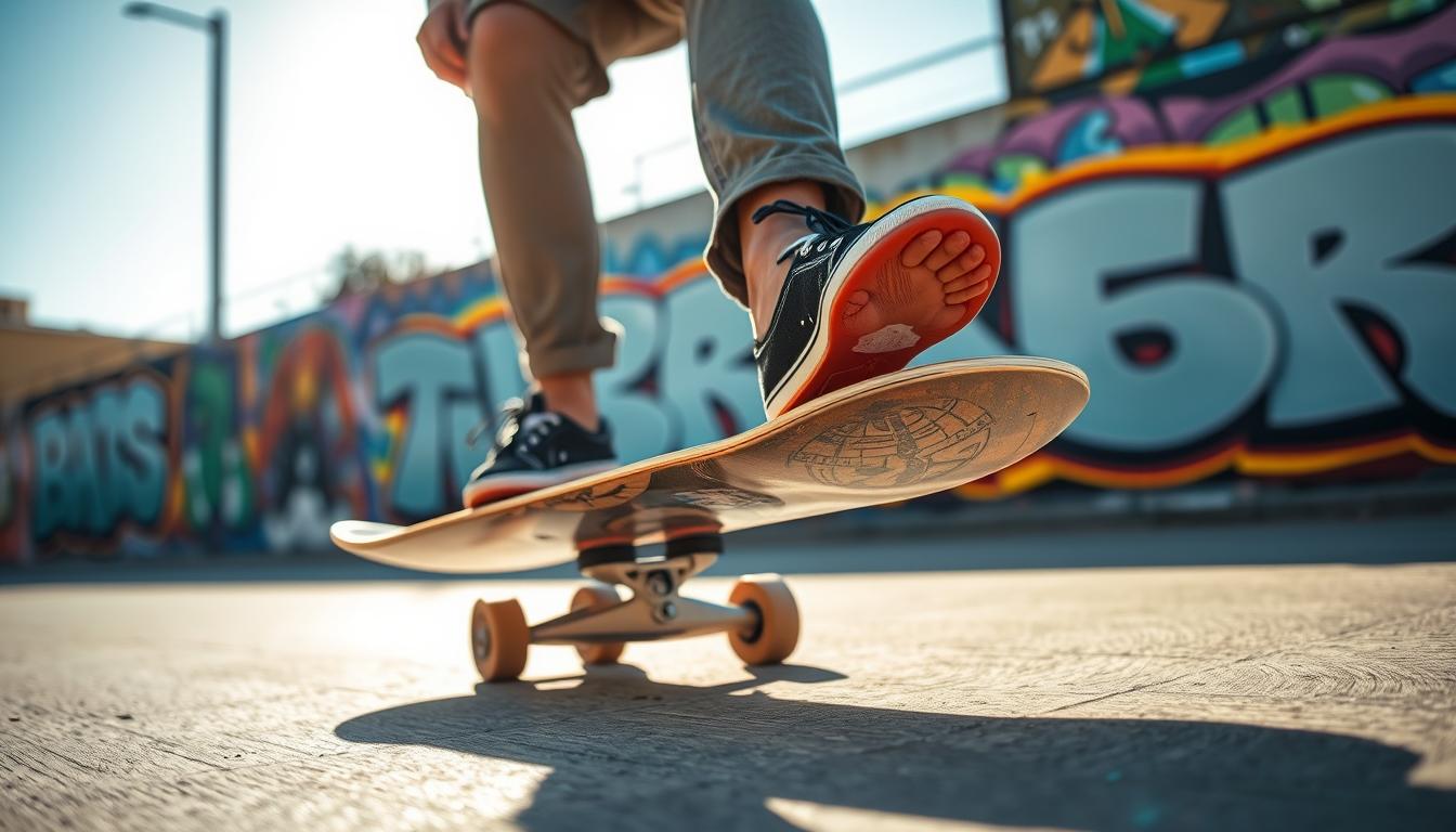 skateboarding with broken toe