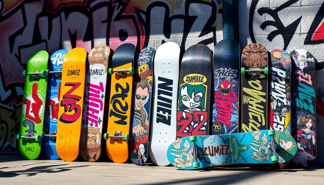 Zumiez skateboard selection