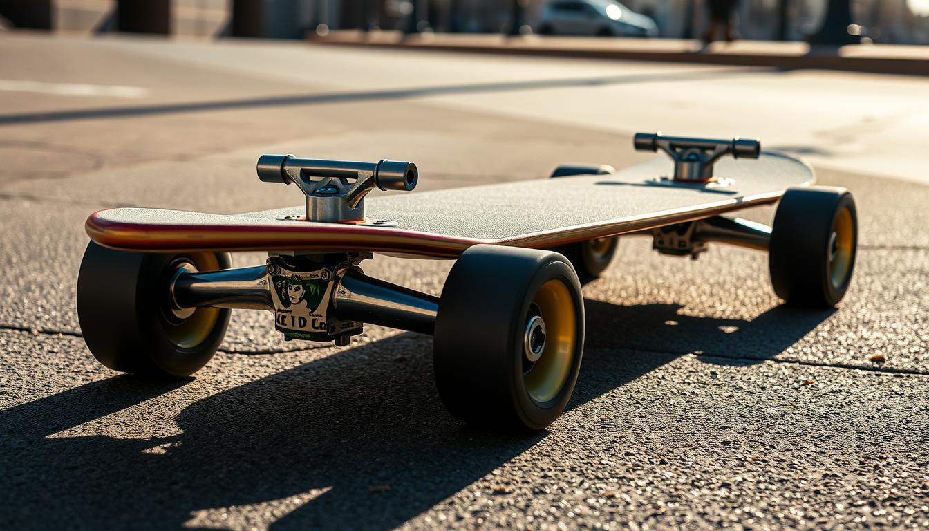 longboard trucks on skateboard