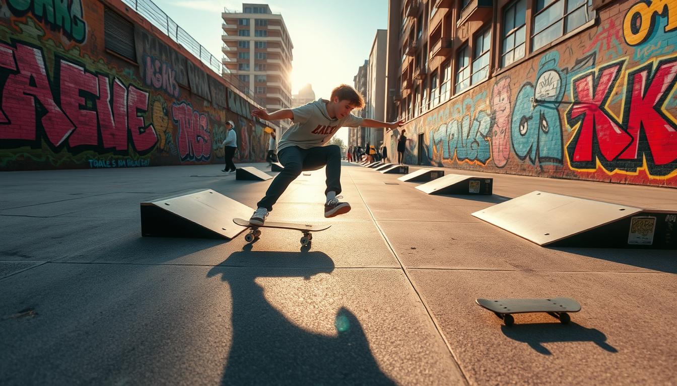 self-taught skateboarding