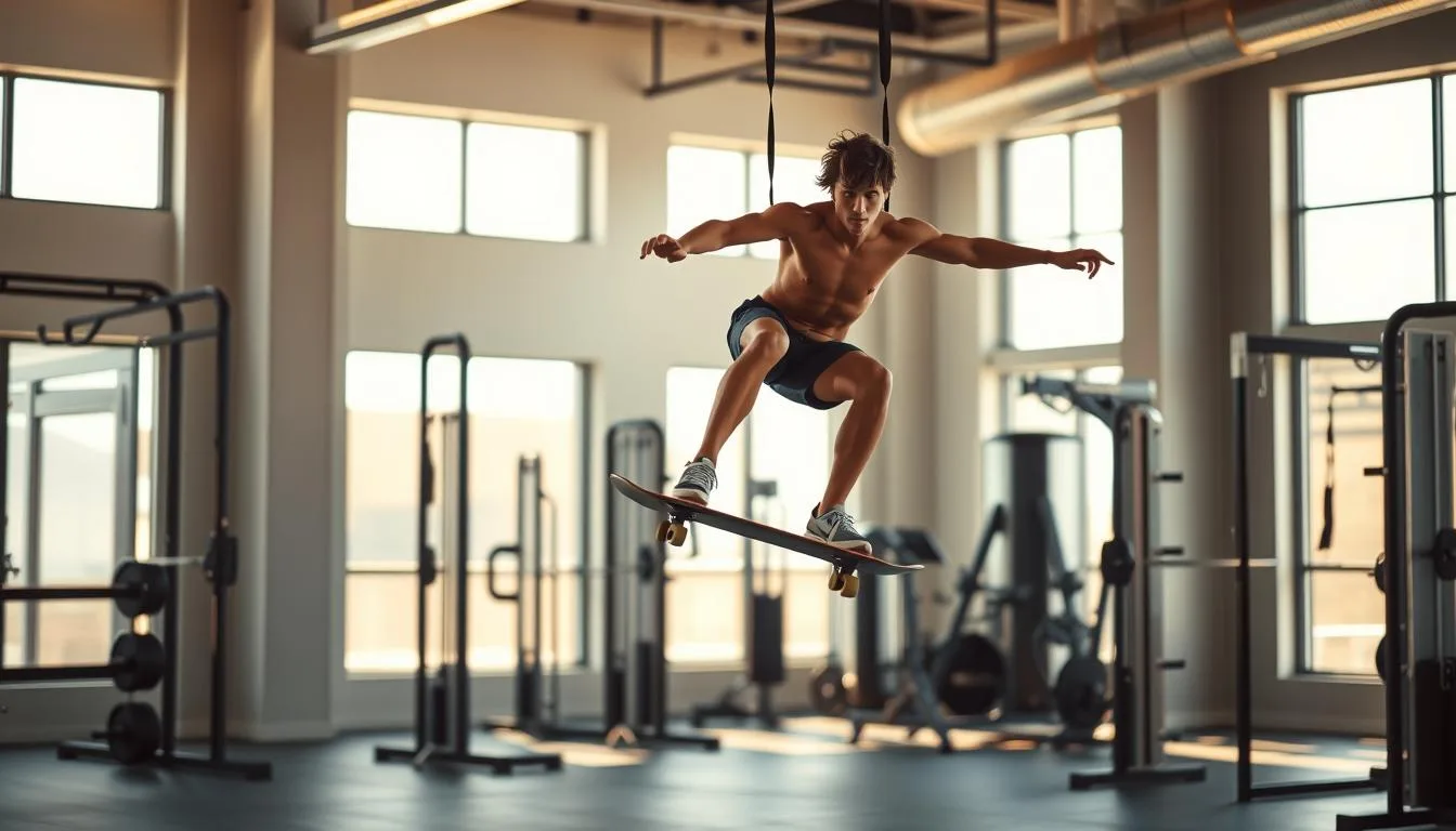 do skateboarders go to the gym