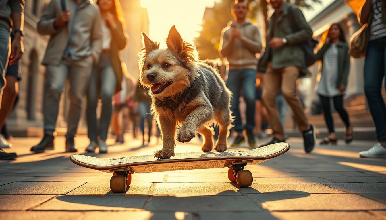 can dogs use skateboards